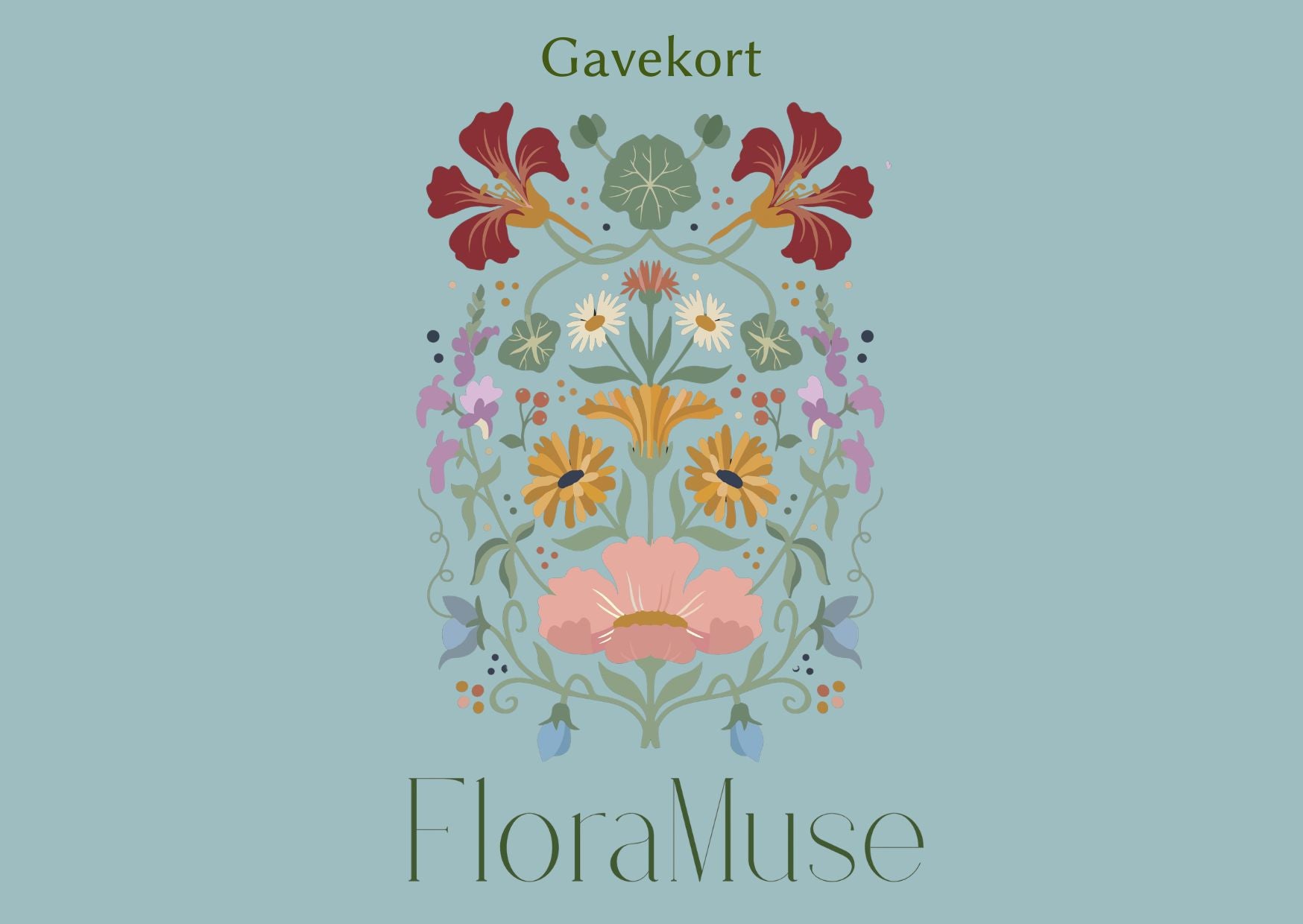 Gavekort til FloraMuse – kan brukes i nettbutikken og i Hagehandelen på Abildsø